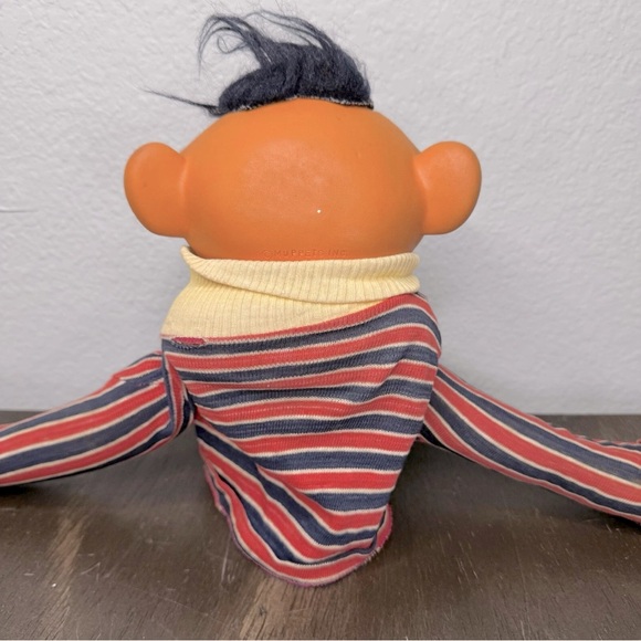 Vintage 1970s Sesame Street Bert & Ernie Hand Puppets -Collectible - Picture 6 of 8